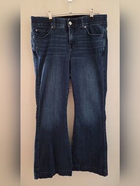 Torrid Dark Blue Flare Jeans